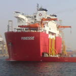 Completed topside shipping from fabrication yard following construction