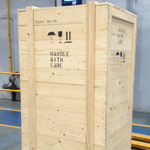 Close boarded paper lined BER case for ocean or road freight