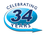 Pennex 34 years logo