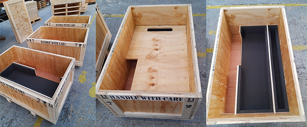 Pennex Wooden Case Partitioned Export Packing