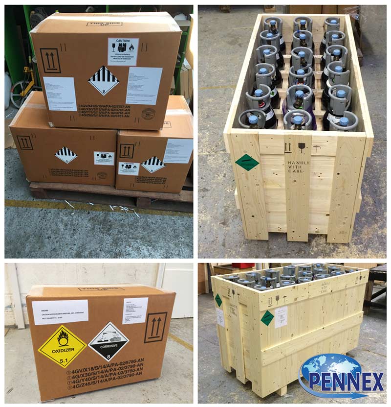 Pennex Hazardous Export Packing