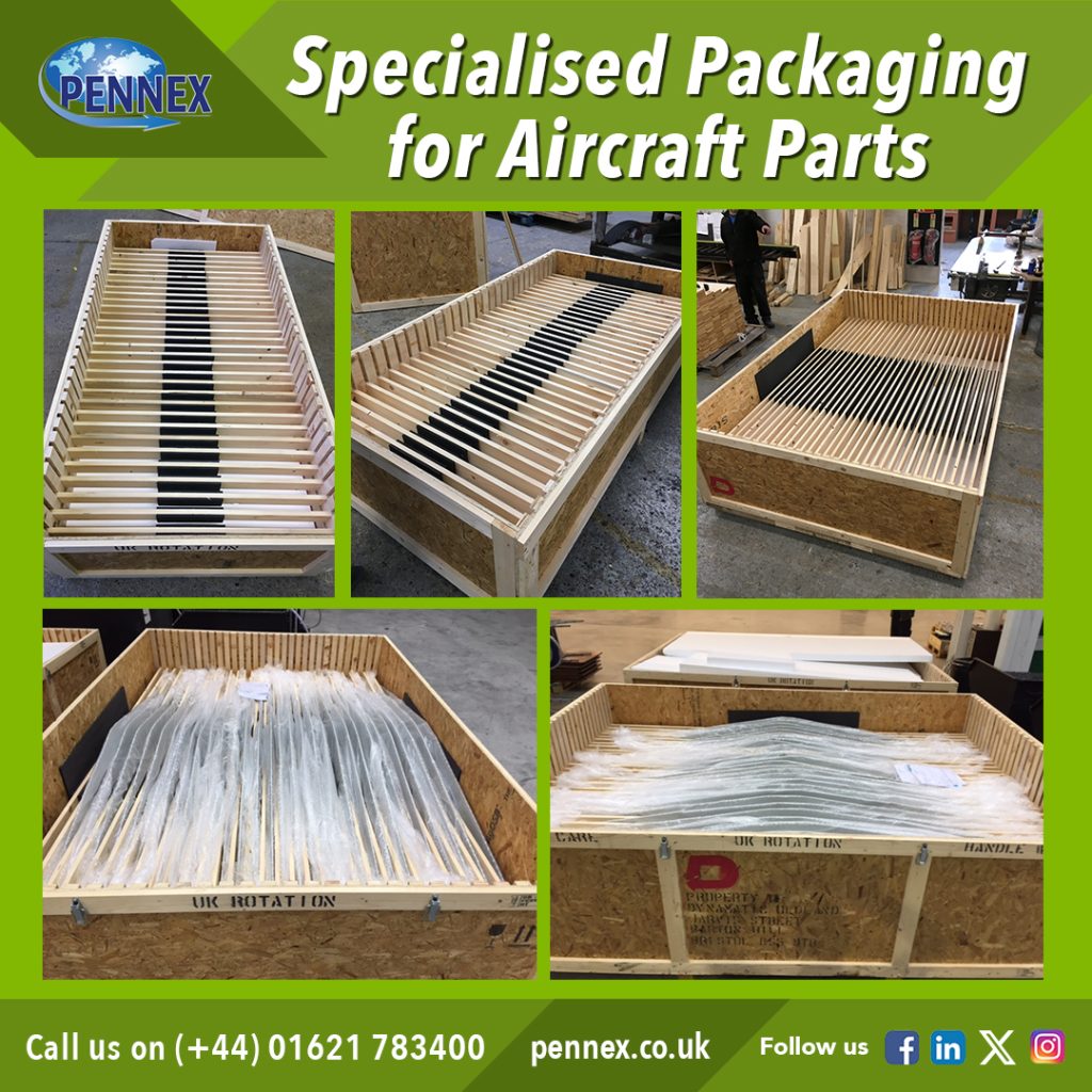 Specialised Export Packing for Aircraft Parts by Pennex